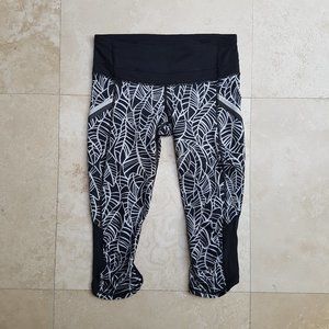 Lululemon Black & White Crop Leggings